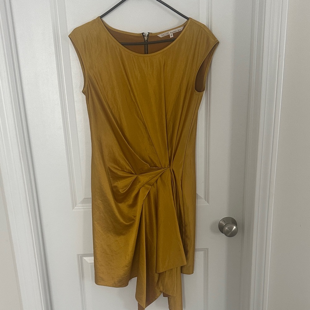 RACHEL Rachel Roy Asymmetrical Gold Dress